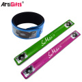 Promotion new reflective slap pvc bracelet